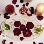 صينية بالورد الطبيعي